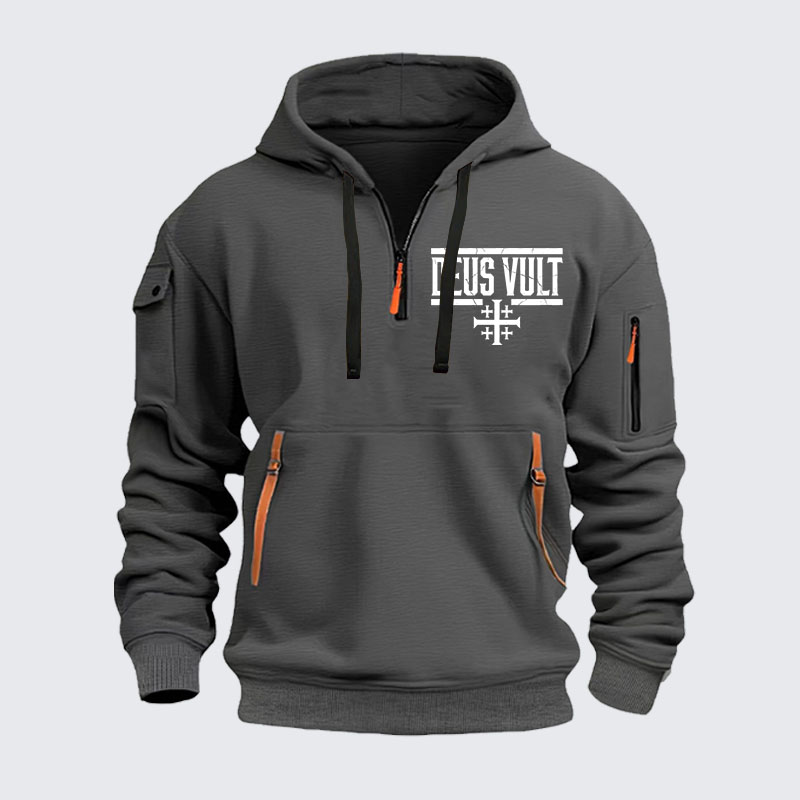 Zipper Hoodies - Deus Vult