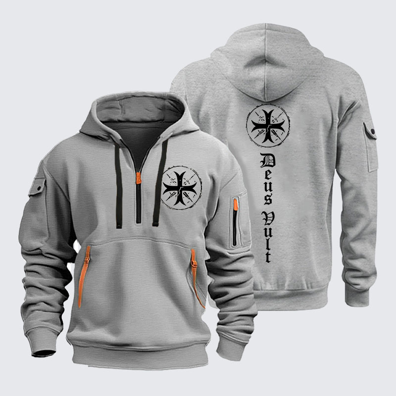Zipper Hoodies - Deus Vult