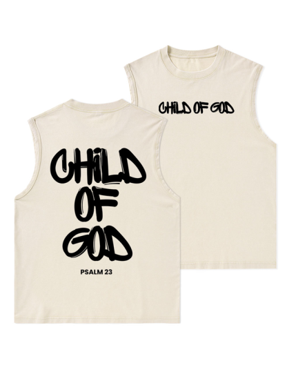 Child Of God Christian Washed Tank