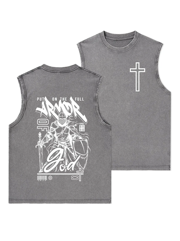 Armor Of God Christian Washed Tank