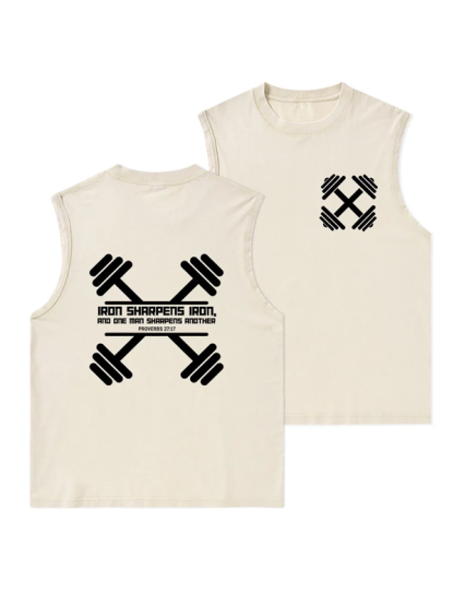 Iron Sharpens Christian Washed Tank