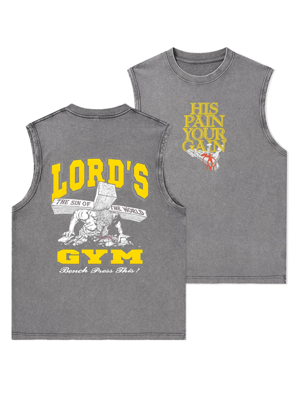 Lord's Gym Christian Washed Tank