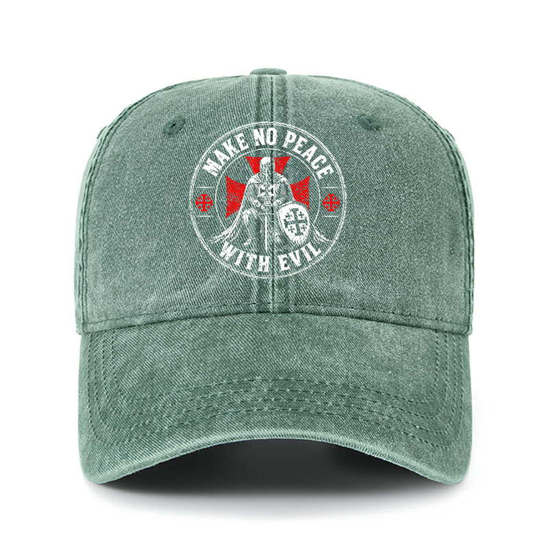 Heritage Washed Cap - Make No Peace With Evil