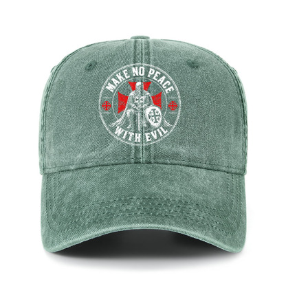 Heritage Washed Cap - Make No Peace With Evil