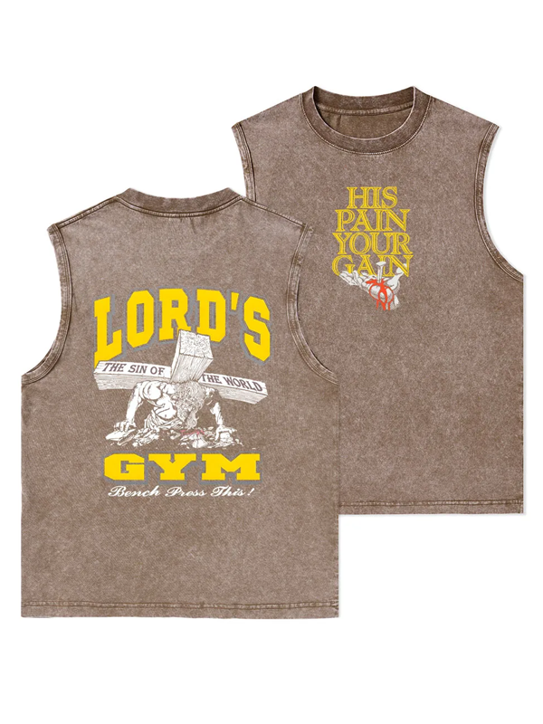 Lord's Gym Christian Washed Tank