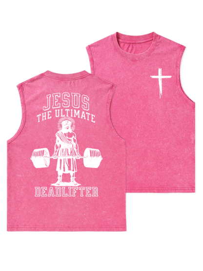 [Copy]Grace Cross Christian Washed Tank