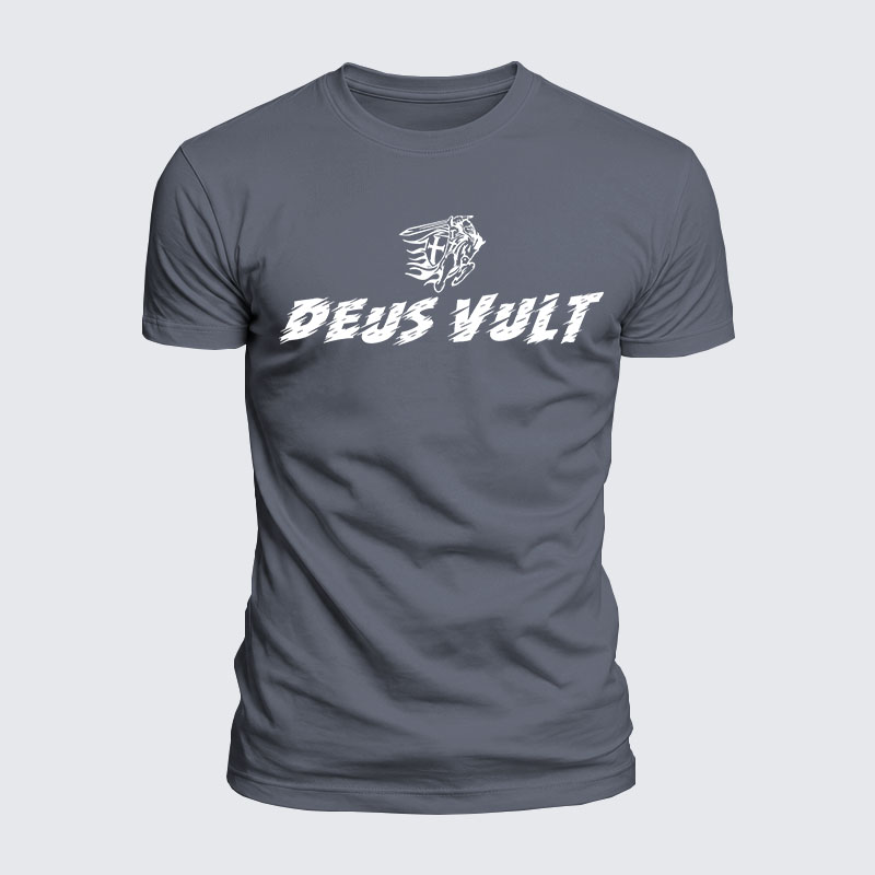 Luxe Mercerized Cotton Tee - Deus Vult
