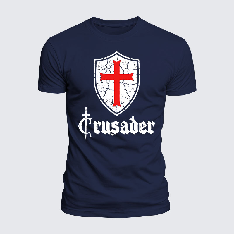 Luxe Mercerized Cotton Tee - Crusader