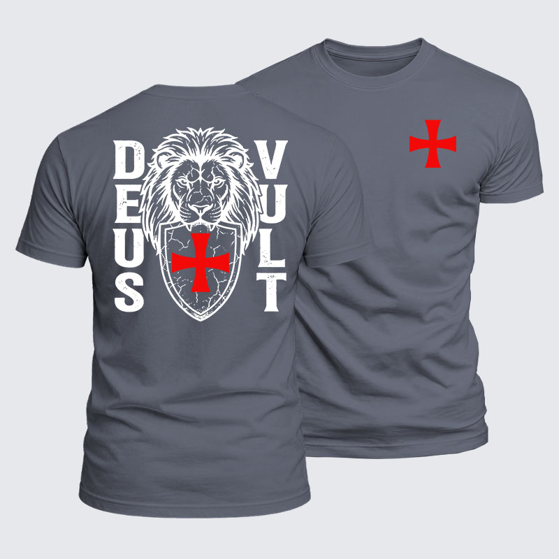 Luxe Mercerized Cotton Tee - Deus Vult