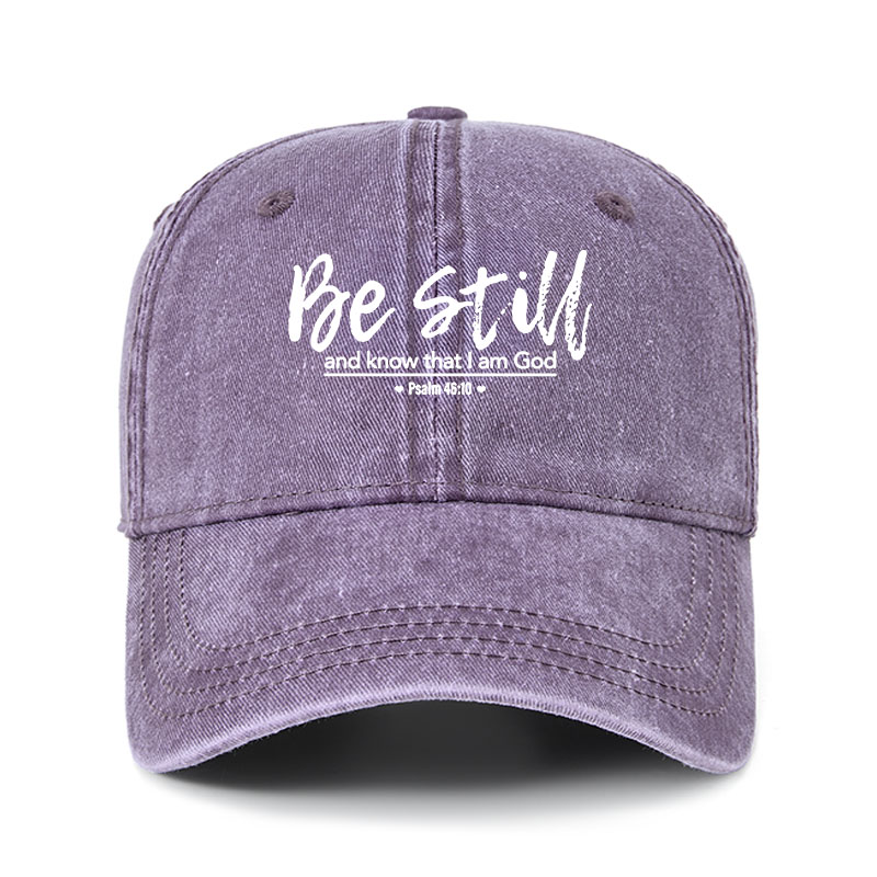 Heritage Washed Cap - Psalm 46:10