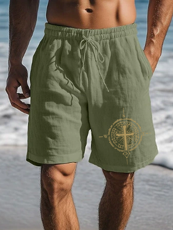 Cross Compass Christian Beach Shorts