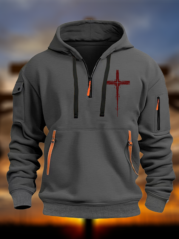 Light of Cross Jesus God Christian Zipper Hoodies