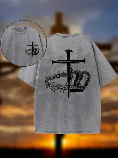 Cross Christian Washed T-Shirt