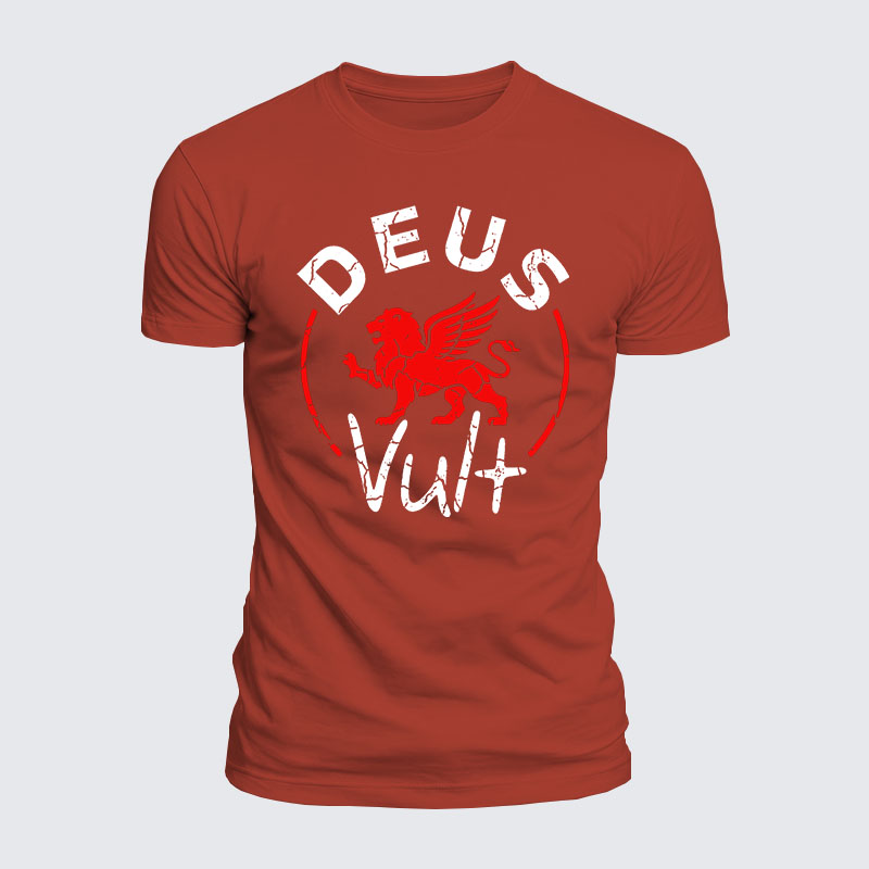 Luxe Mercerized Cotton Tee - Deus Vult