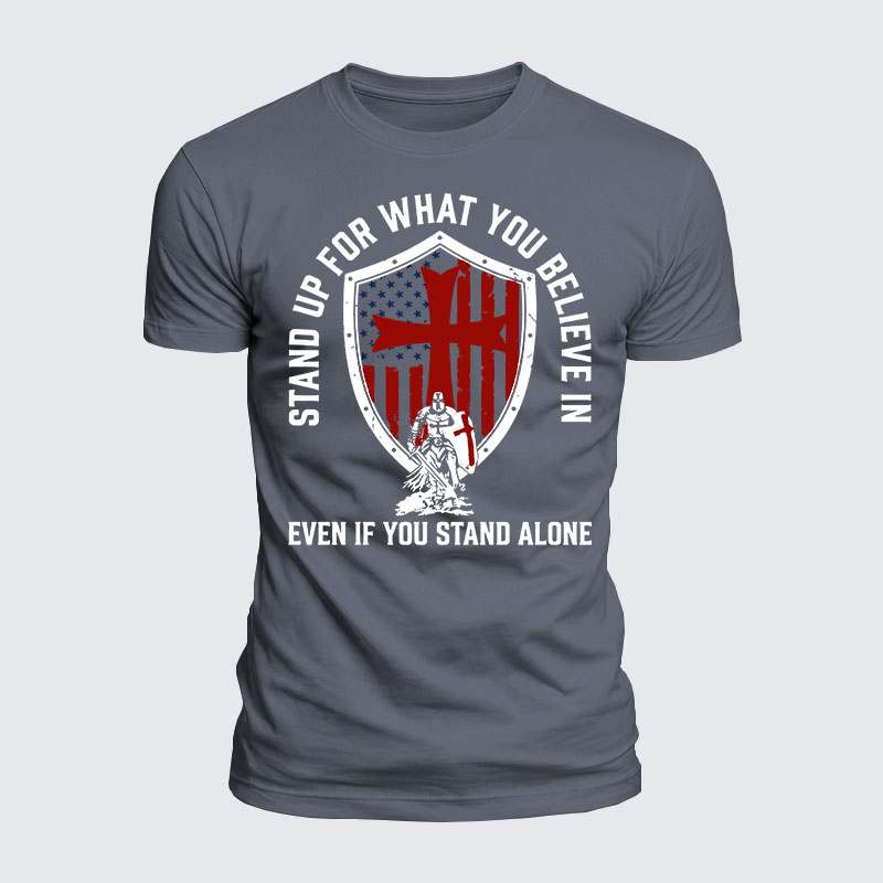 Luxe Mercerized Cotton Tee - Stand Up For What You Believe