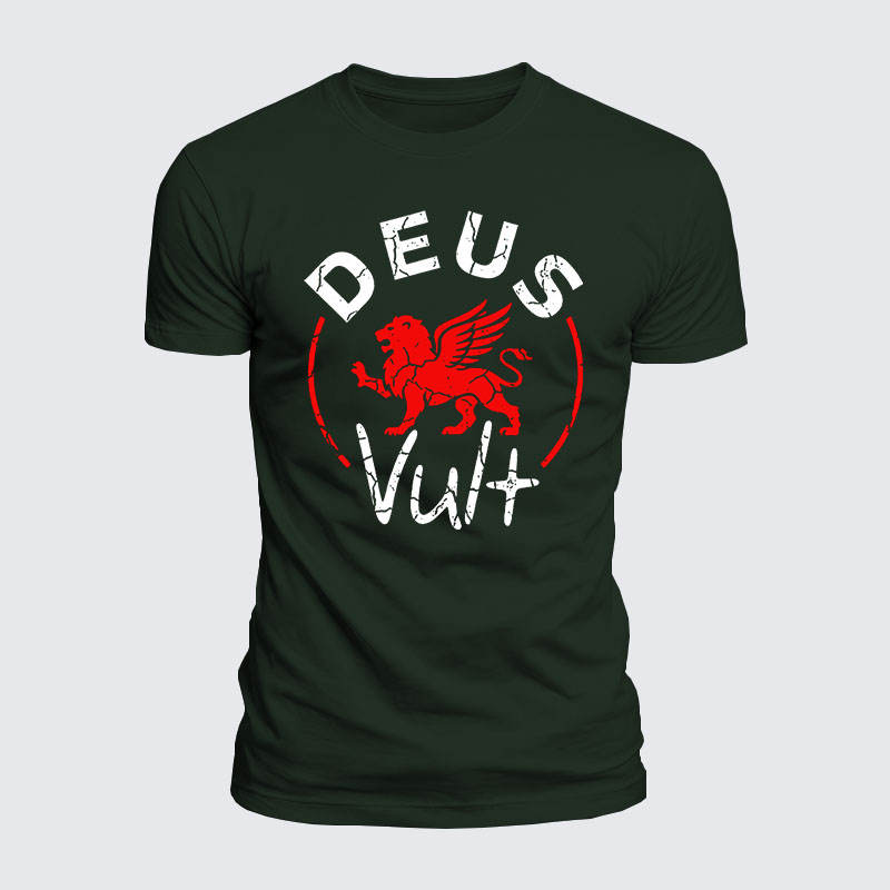 Luxe Mercerized Cotton Tee - Deus Vult