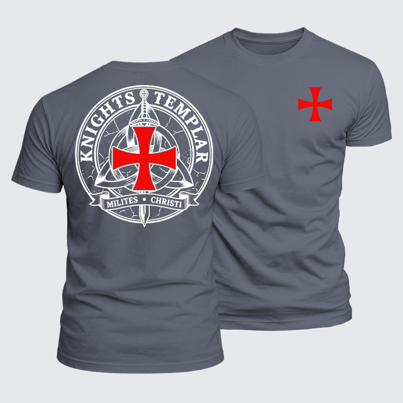 Luxe Mercerized Cotton Tee - Milites Christi Knights Templar