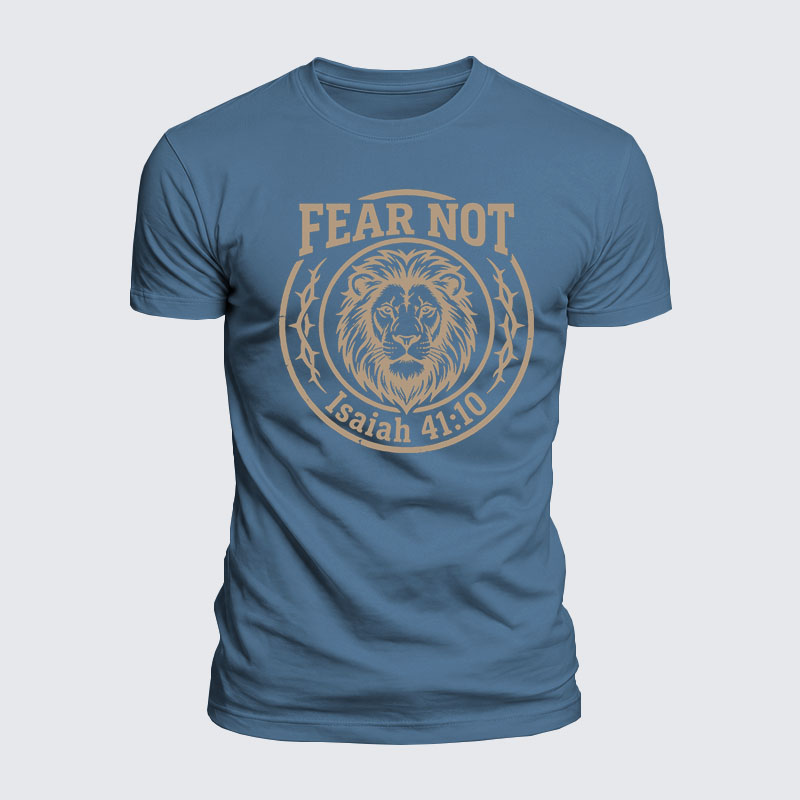 Luxe Mercerized Cotton Tee - Fear Not Isaiah 41:10