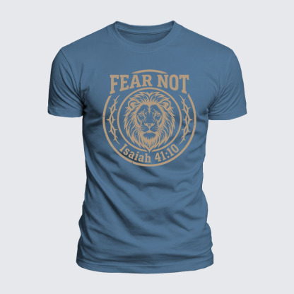 Luxe Mercerized Cotton Tee - Fear Not Isaiah 41:10