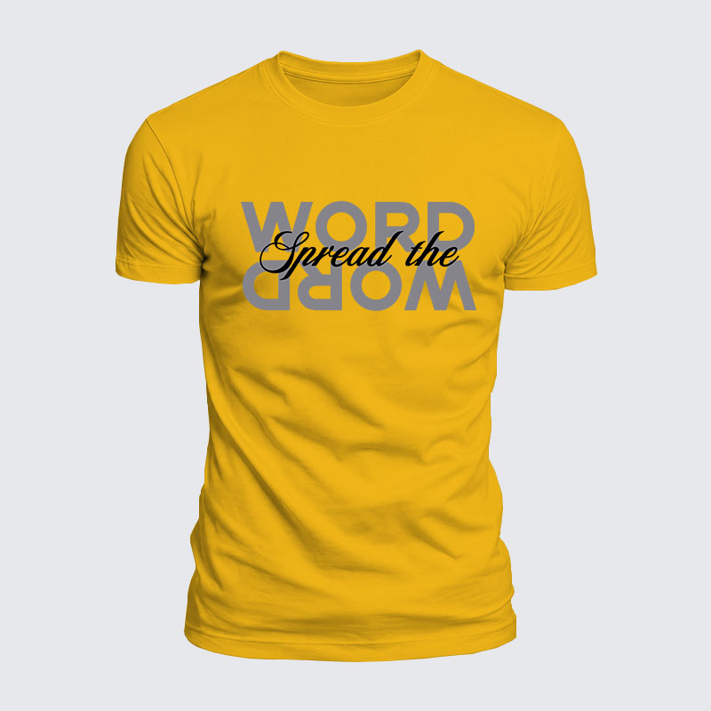 Luxe Mercerized Cotton Tee - Spread The Word