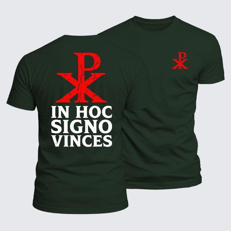 Luxe Mercerized Cotton Tee - In Hoc Signo Vinces 