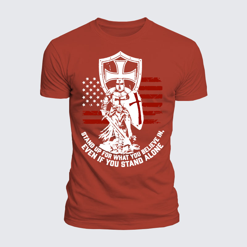 Luxe Mercerized Cotton Tee - Stand Up For What You Believe