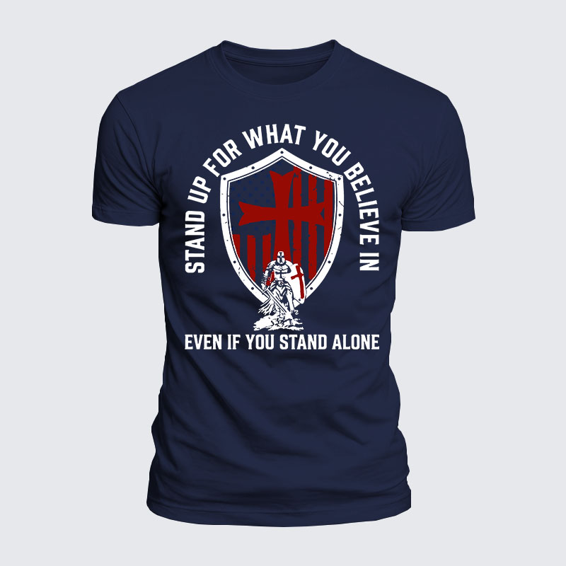 Luxe Mercerized Cotton Tee - Stand Up For What You Believe