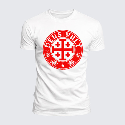Luxe Mercerized Cotton Tee - Deus Vult 