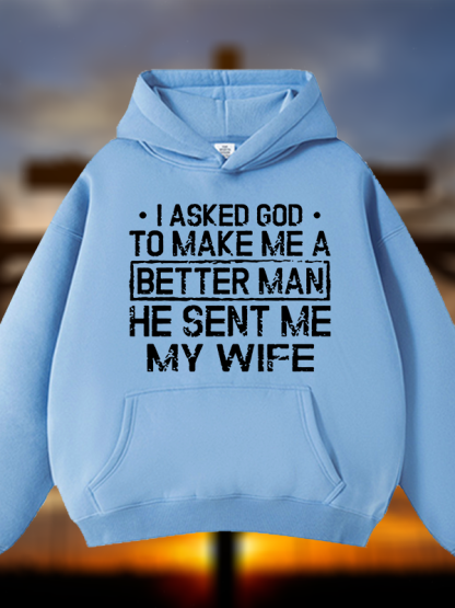 [Copy]Isaiah 6:8 Christian ‘Send Me’ Plush Fleece-Lined Hoodie