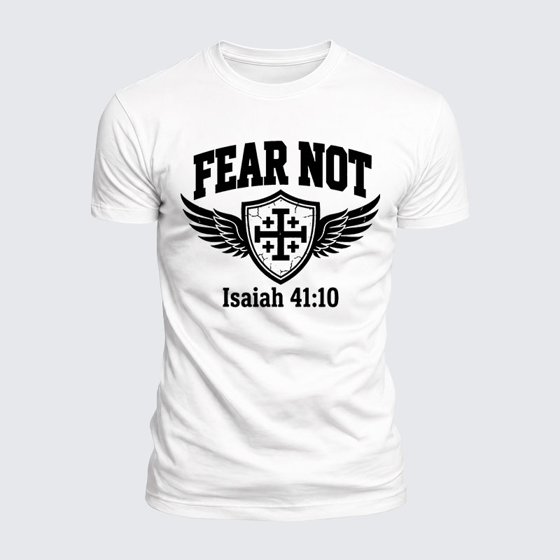 Luxe Mercerized Cotton Tee - Fear Not Isaiah 41:10