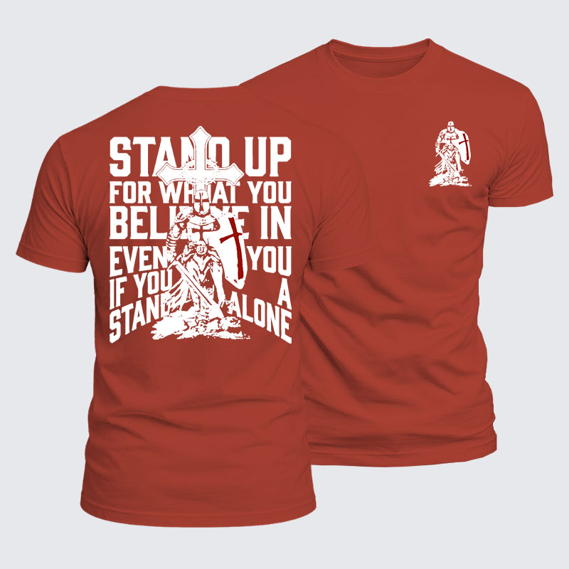 Luxe Mercerized Cotton Tee - Stand Up For What You Believe
