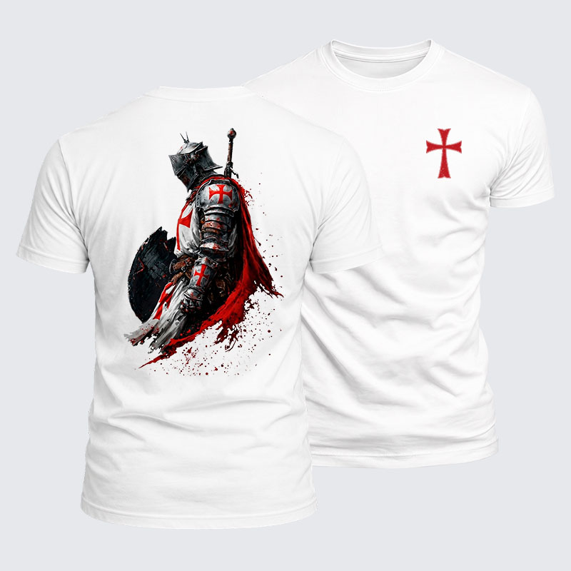 Luxe Mercerized Cotton Tee - Knight Templar 