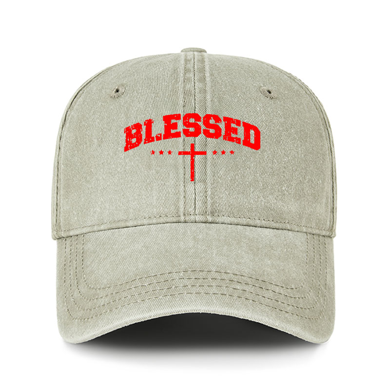 Heritage Washed Cap - Blessed Cross