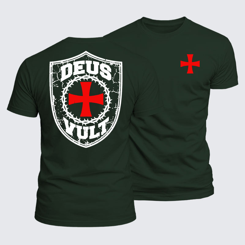 Luxe Mercerized Cotton Tee - Deus Vult