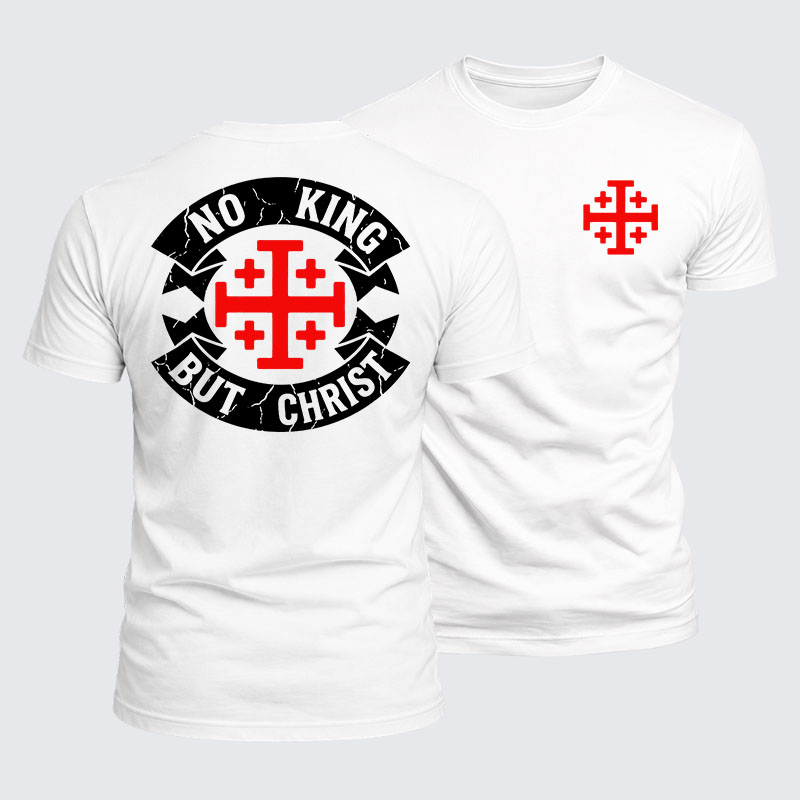 Luxe Mercerized Cotton Tee - No King But Christ