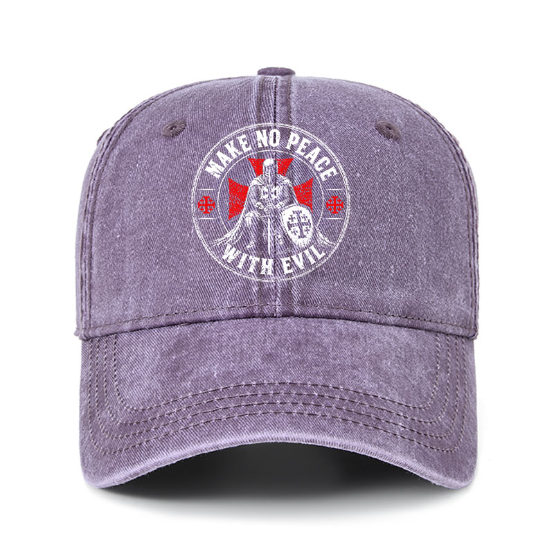 Heritage Washed Cap - Make No Peace With Evil