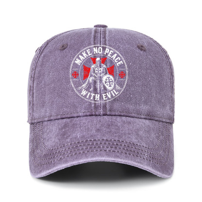 Heritage Washed Cap - Make No Peace With Evil