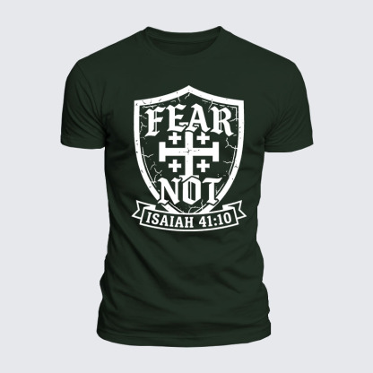 Luxe Mercerized Cotton Tee - Fear Not Isaiah 41:10