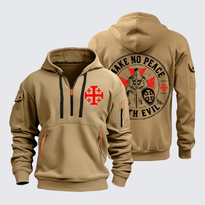 Zipper Hoodies -  Make No Peace With Evil