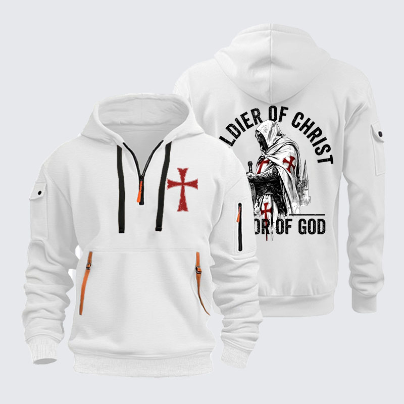 Zipper Hoodies -  Soldier of Christ Armor Of God Crusader Spirit
