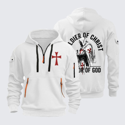 Zipper Hoodies -  Soldier of Christ Armor Of God Crusader Spirit