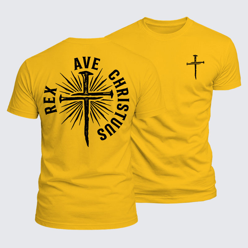 Luxe Mercerized Cotton Tee - Ave Christus Rex