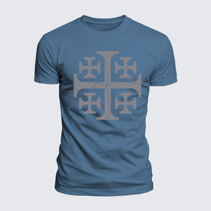Luxe Mercerized Cotton Tee - Deus Vult
