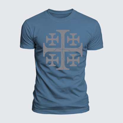 Luxe Mercerized Cotton Tee - Deus Vult