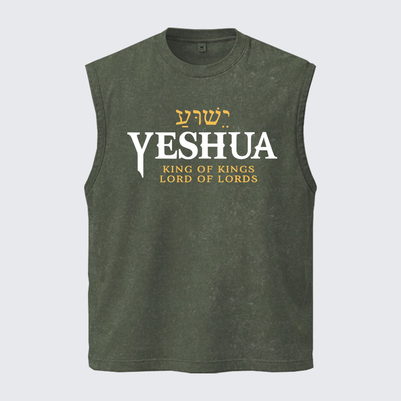 Washed Tank Top -  Yeshua King & Lord