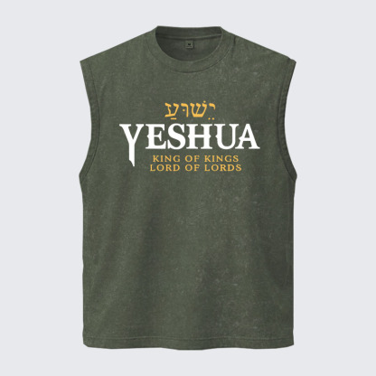 Washed Tank Top -  Yeshua King & Lord
