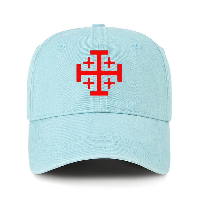 Heritage Washed Cap - Jerusalem Cross