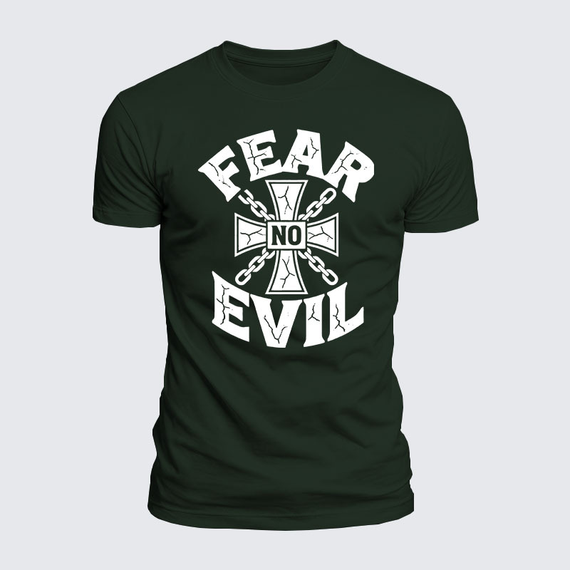 Luxe Mercerized Cotton Tee - Fear No Evil