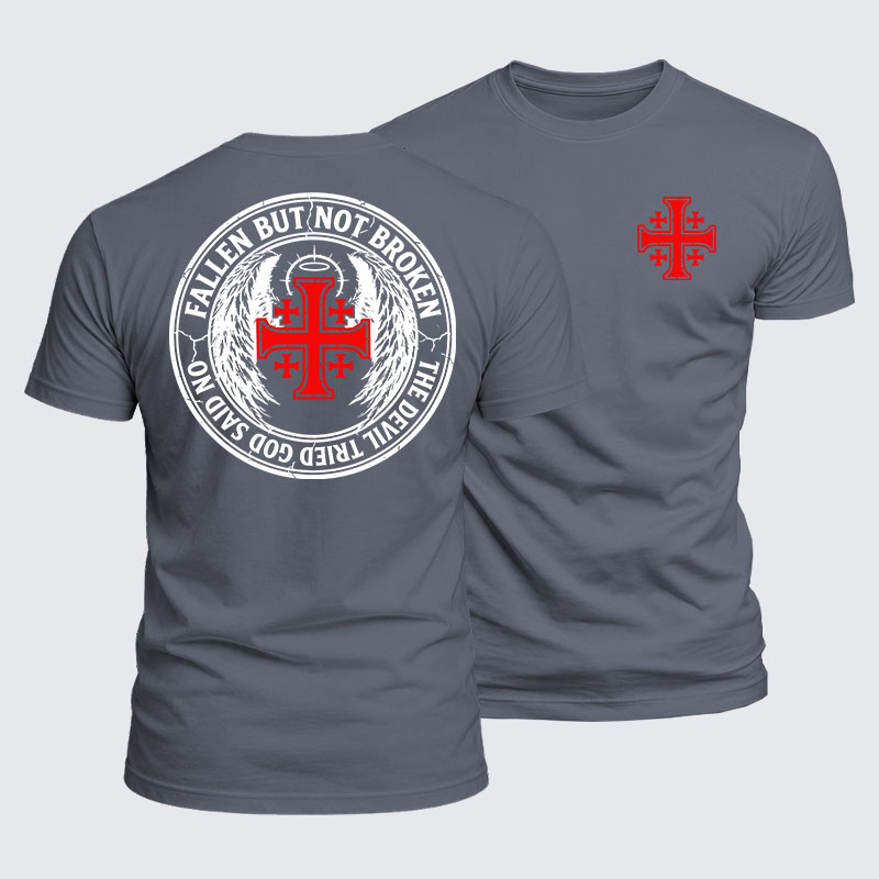 Luxe Mercerized Cotton Tee - Knights Templar Cross