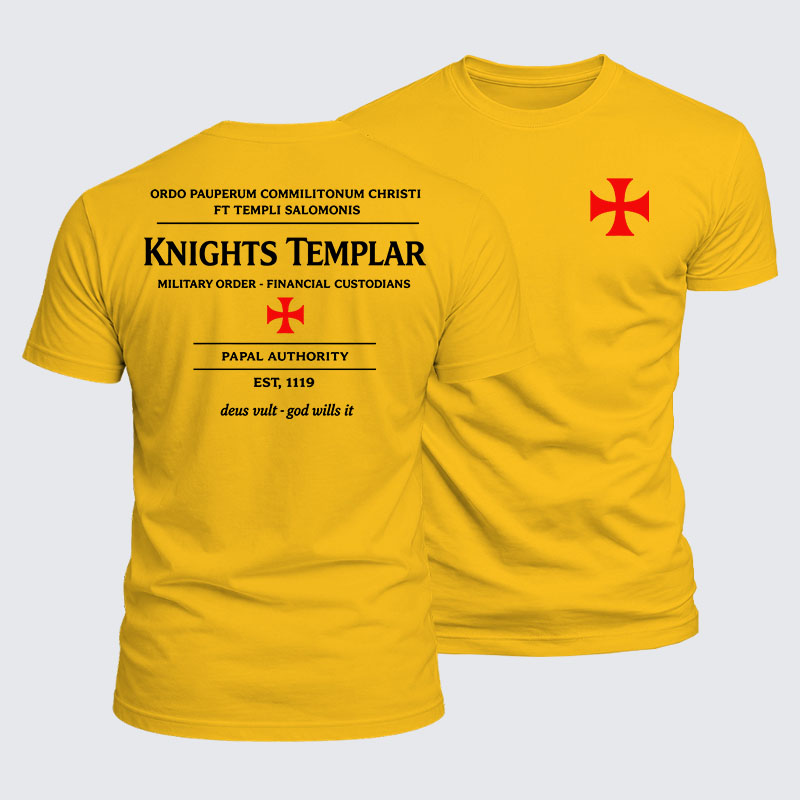 Luxe Mercerized Cotton Tee - Knights Templar